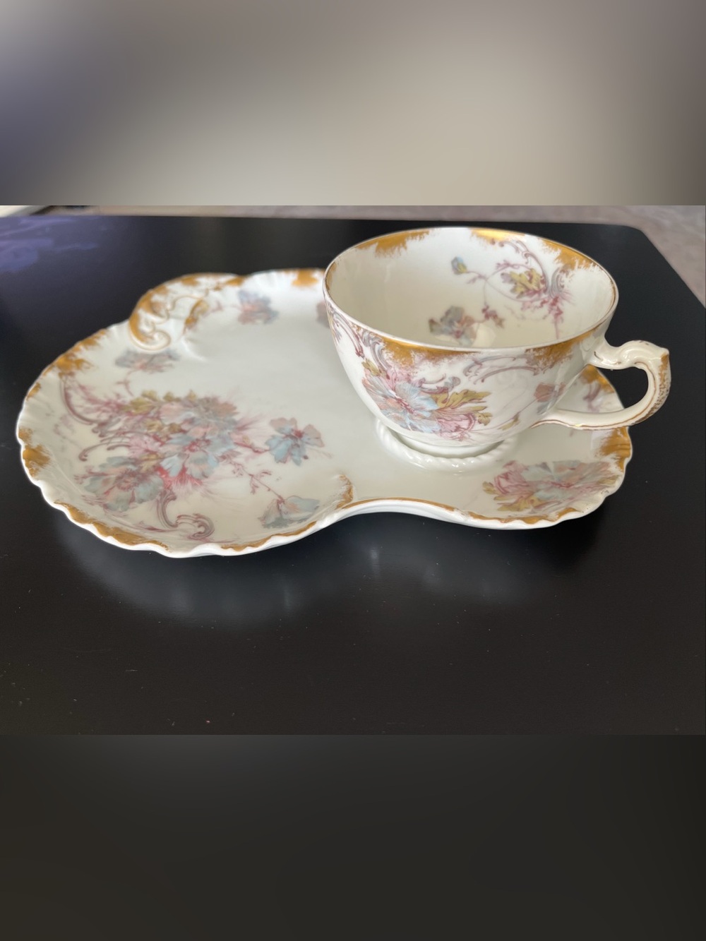 Antique Haviland Limoges Set Cup Plate Schleiger 226-2 French Potter Chicago